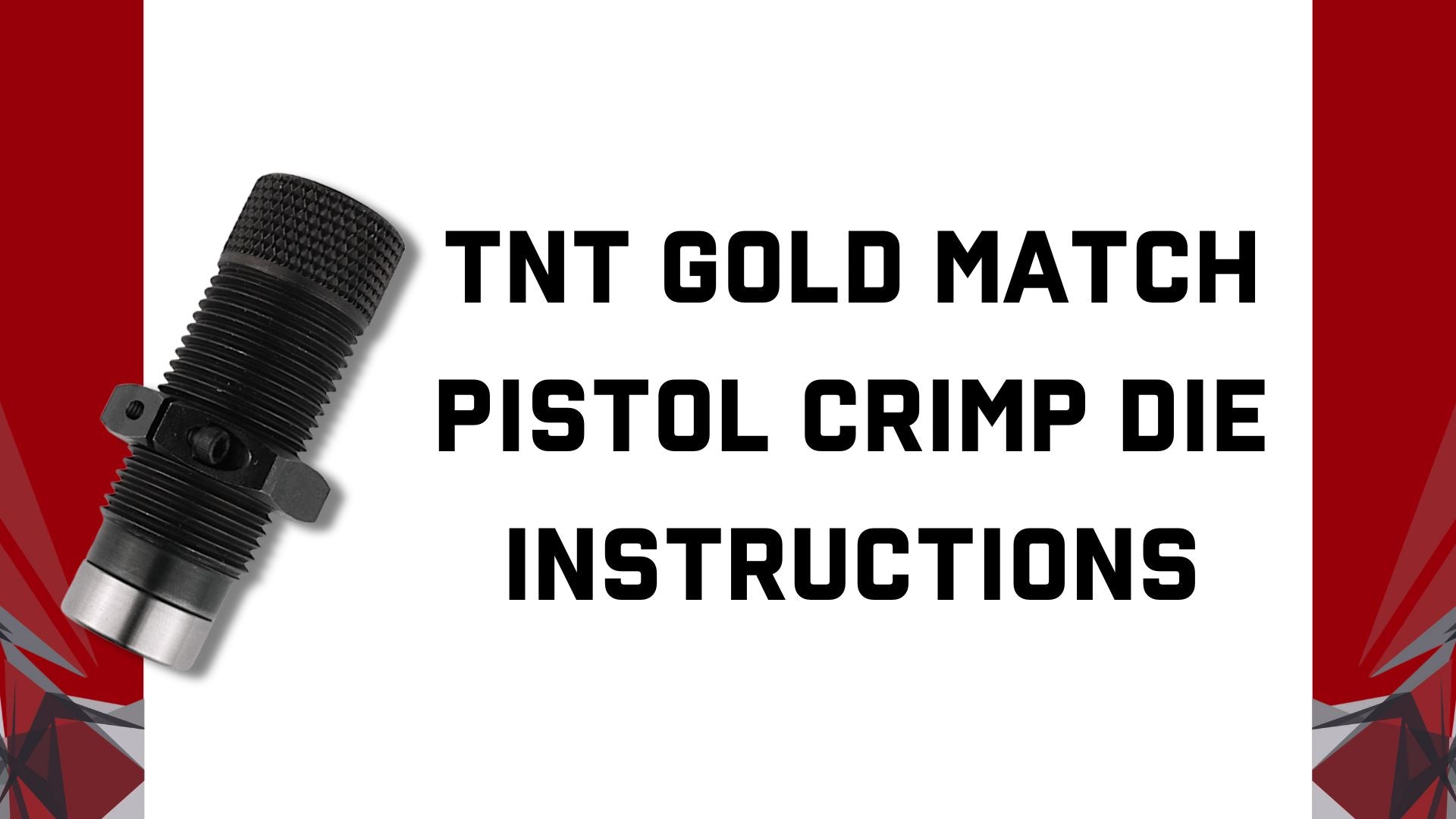 Load video: Mighty Armory Gold Match Rifle Sizing and Decapping Die Instructions