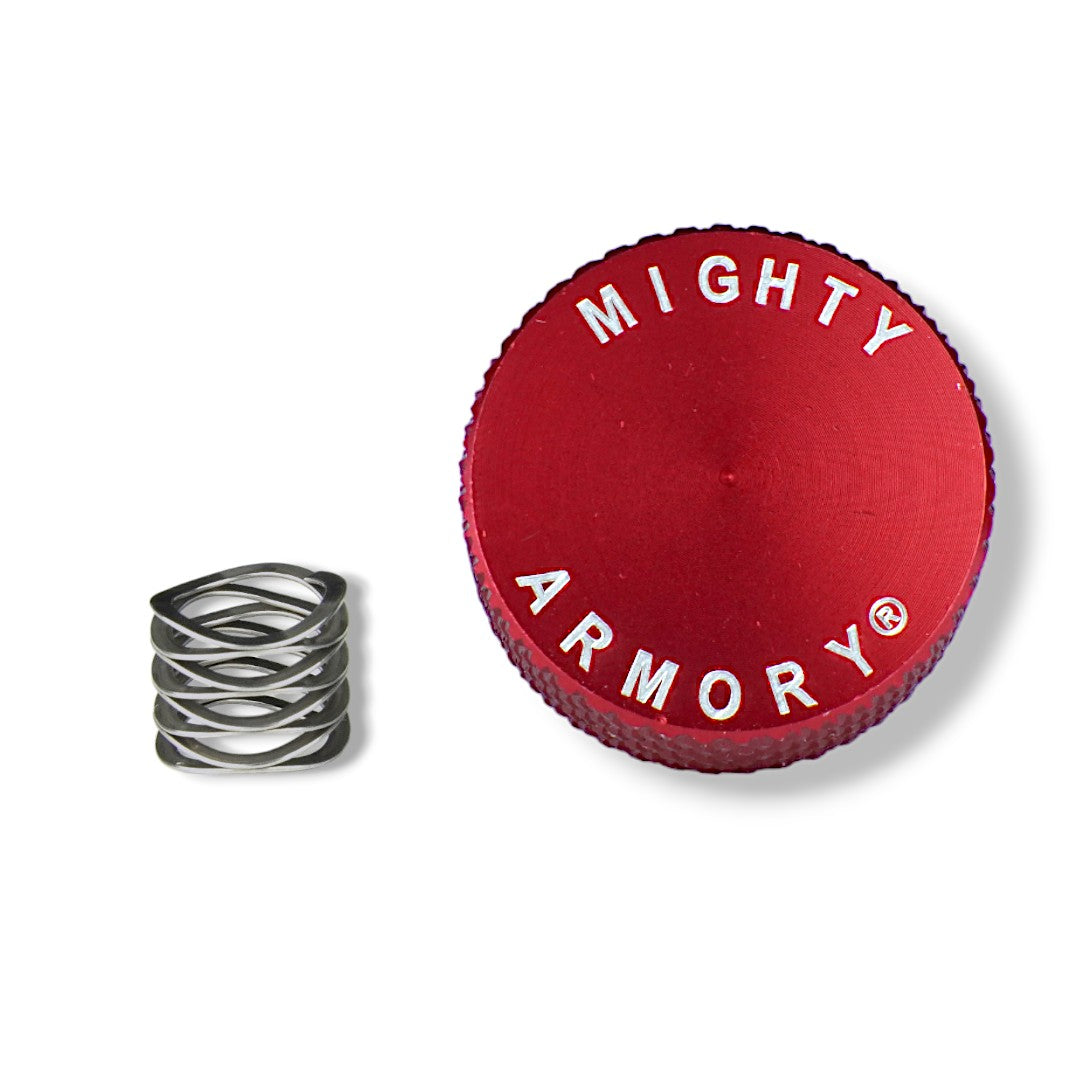 red decapping cap and primer flicker spring - mighty armory