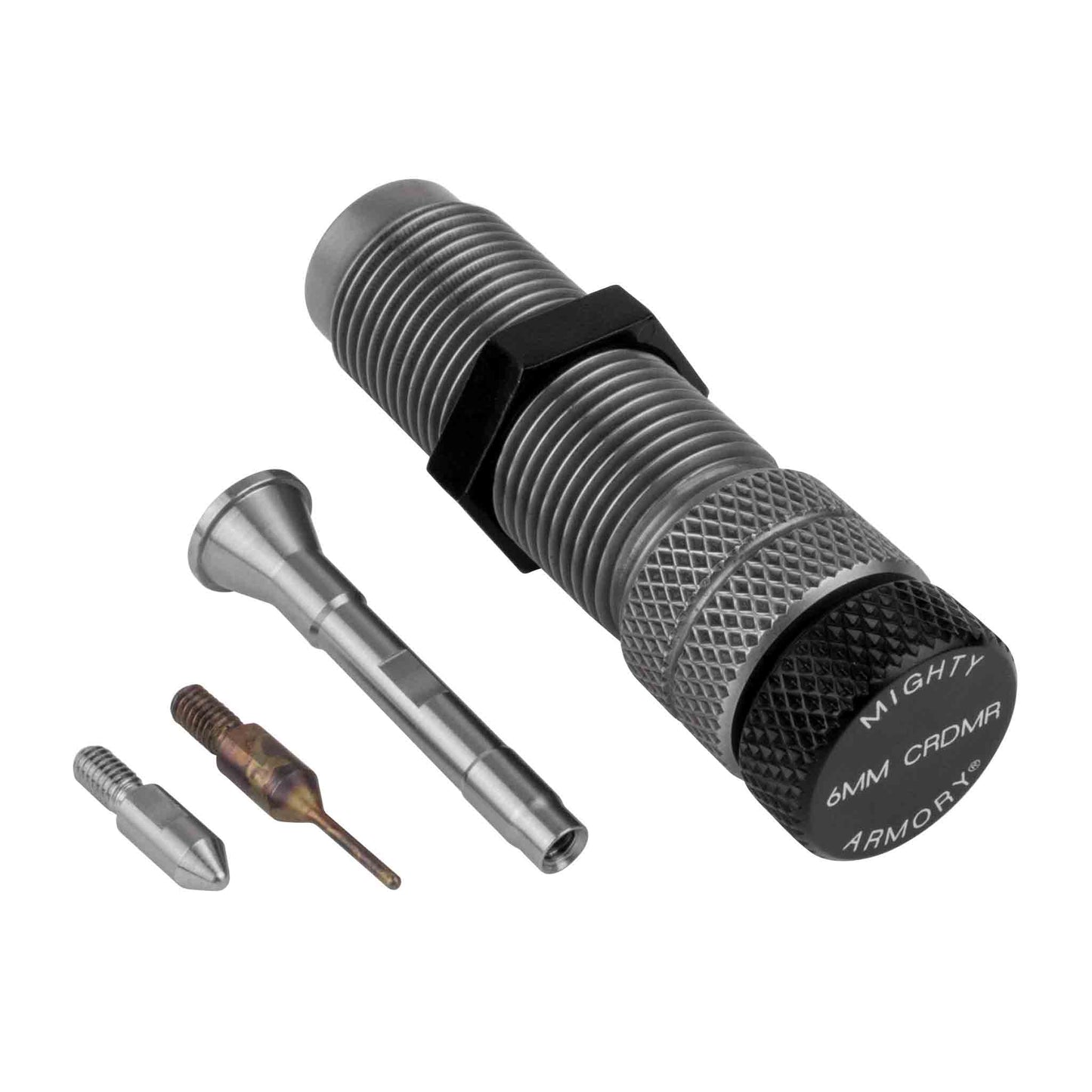 Mighty Armory sizing, decapping die for reloading 6mm creedmoor ammunition